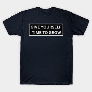 Give yourself time to grow black - Classic Vintage Summer T-Shirt